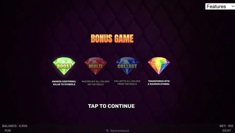 Jeu bonus 3 Sparking Crowns